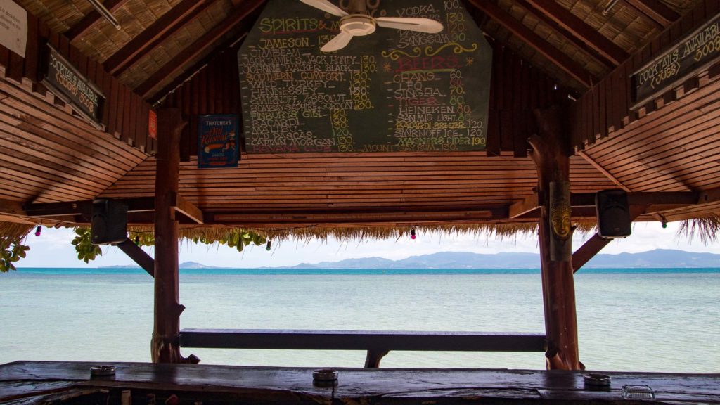 Strandbar im Coco Garden Resort auf Koh Phangan, Thailand