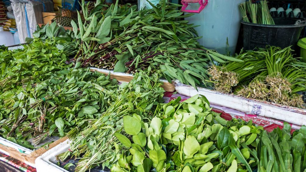 Gemüse auf dem Markt in Thailand